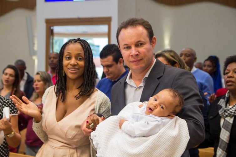 Ana Lucia/Arquivo Pessoal Rio de Janeiro (RJ), 24/10/2025 - Ana Lucia, Claudio e Bento. Órfãos do Covid. Foto: Ana Lucia/Arquivo Pessoal