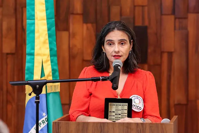 Lucas Kloss/Assembléia Legislativa do RS Brasília (DF), 24/10/2025 - Órfãos do Covid. Paola Falceta. Foto: Lucas Kloss/Assembléia Legislativa do Rio Grande do Sul