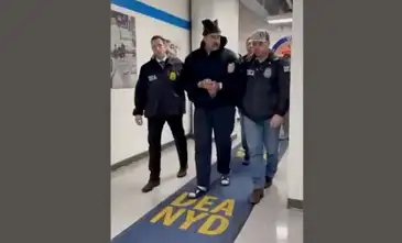 A still image from video posted by the White House's Rapid Response 47 account on X.com, which originated from the @PaulDMauro account, shows Venezuela's President Nicolas Maduro being walked in custody down a hallway at the offices of the U.S. Drug Enforcement Administration (DEA) in New York City, U.S., January 3, 2026. @RapidResponse47/Handout via REUTERS THIS IMAGE HAS BEEN SUPPLIED BY A THIRD PARTY. MANDATORY CREDIT.NO RESALES. NO ARCHIVES. THIS PICTURE WAS PROCESSED BY REUTERS TO ENHANCE QUALITY. AN UNPROCESSED VERSION HAS BEEN PROVIDED SEPARATELY.      TPX IMAGES OF THE DAY     

Verification

- Reuters was able to confirm footage of Nicolas Maduro walking through the halls of DEA headquarters in New York as seen on corroborating footage showing same personnels ushering Maduro and DEA NYD crest on the wall.
- Logo on wall matched DEA NYD from file images.
- Reuters witness footage showing convoy arriving at DEA headquarters in Manhattan.