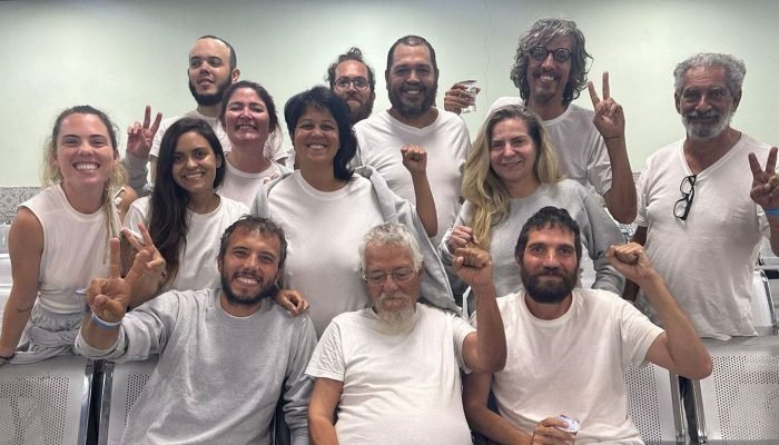 13_brasileiros_reunidos_na_jorndania.jpg © Global Sumud Flotilla/Divulgação