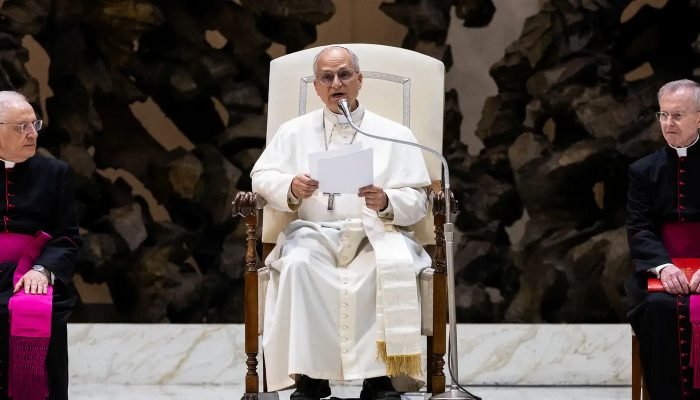 2025-05-14t123620z_1_lynxmpel4d0l1_rtroptp_4_pope-leo-audience-media.jpg © Reuters/Eloisa Lopez/Proibida reprodução