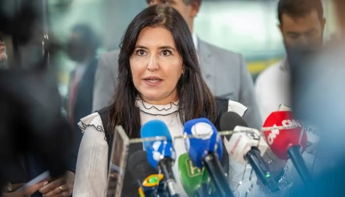 A ministra do Planejamento e Orçamento Simone Tebet é a responsável pelos cálculos que embasa...