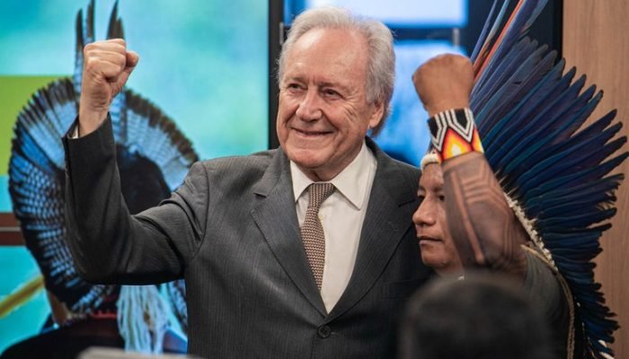 Ruralistas convocam Lewandowski após demarcações de terras indígenas. (Foto: Robson Alves / M...