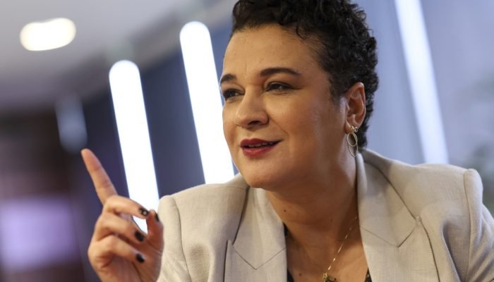 A presidente do Banco do Brasil, Tarciana Medeiros, durante entrevista para a Agência Brasil. Fo...