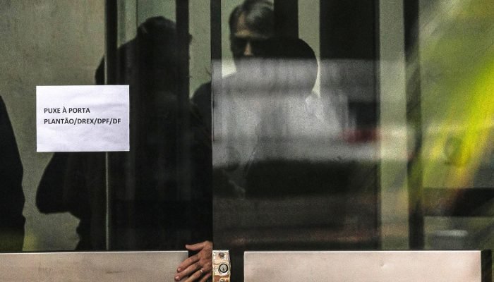 Ex-presidente Jair Bolsonaro está preso na sede da PF em Brasília. (Foto: Isaac Fontana / EFE)