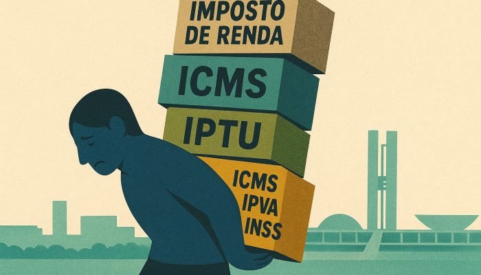 Aumentar a carga tributária é o caminho da pobreza material, cultural e espiritual. Com imposto...