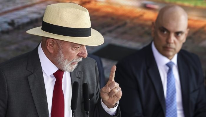 O presidente Lula e o ministro Alexandre de Moraes: relação entre Planalto e STF passa por reav...
