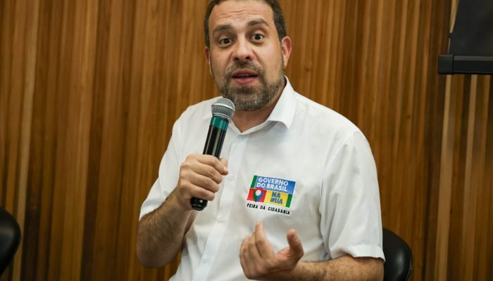 O ministro-chefe da Secretaria-Geral da Presidência da República, Guilherme Boulos. (Foto: Toma...